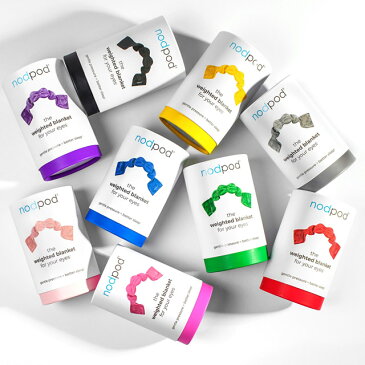 【あす楽】ノッドポッド/nodpod スリープマスク アイマスク 4つのpodは適度な重さで目に程よい加重を与え心地よい眠りへと誘います 夏は冷やして冷たく、冬はフリース素材で暖かく1年中使いやすい 手洗い可能 しっかりホールド【送料無料】【ポイント最大31倍】