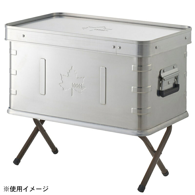 LOGOS/ロゴス LOGOS コンテナ&ツールスタンド 新型スタンドはコンテナやクーラーを汚したくない時に最適 シンプルな形状で耐荷重約80kgなので、椅子やスツール代わりに座ることも可能 アウトドアチェア【2021】【翌】 7dials-10009305 7dials楽天市場支店 サンプル画像3