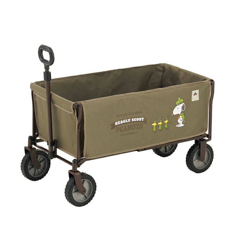 【あす楽】 LOGOS/ロゴス SNOOPY (洗える）キャリーカート 生地は外して丸洗い可能 たくさんの荷物をラクラク運べるキャリーカート スヌーピーやウッドストックがデザインされたキャリーカート【2021】【送料無料】