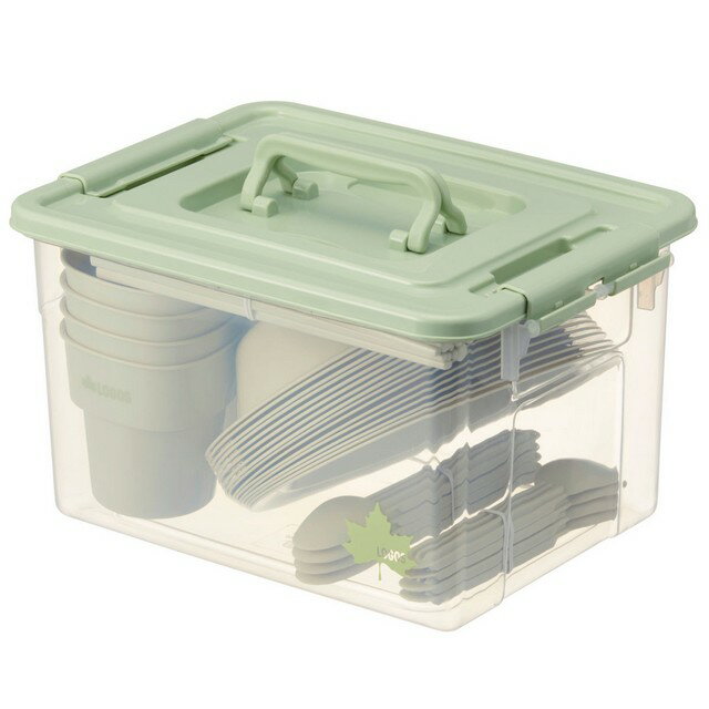 ロゴス/LOGOS 箸付き食器セットBOX(8人用) お箸がついた8人用食器セット 専用BOXケースにスマート収納 使用後に洗い場への移動もBOXに入れて楽ちん通販格安セール情報 楽天 通販