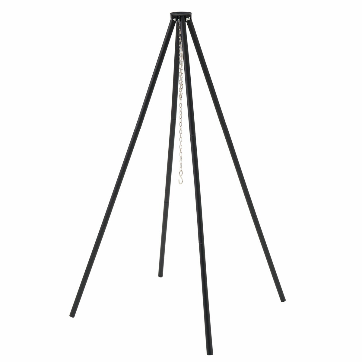 【あす楽】LOGOS/ロゴス アイアンクワトロポッド キャンプ料理でダッチオーブン料理を楽しむならマストアイテム 吊り鍋料理 4本の脚でしっかり固定 耐荷重200kgと安心 コンパクト設計で収納袋付き通販格安セール情報 楽天 通販