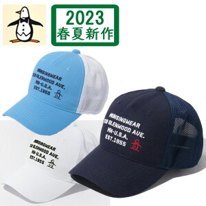 【2023春夏】 マンシングウェア メンズ 帽子 キャップ メッシュ フリーサイズ サイズ調整可能 クーリング 吸汗速乾 抗菌 防臭 紫外線対策 ゴルフウェア MGBVJC11CH ブランド
