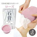 【最大800円OFFクーポン！～4/17 9:59】 石膏パック フェイスパック ローズ 2回分 700g プロズビ 顔パック エステ 業務用 はがす 剥がす パック