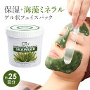 ゲル フェイスパック ピールオフパック 海藻 25回分 500g シエル 顔パック エステ（n0348）業務用 はがす 剥がす パック