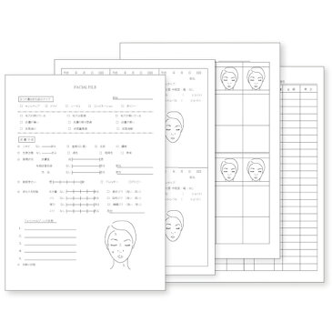 エステティックカウンセリングカルテ [ カウセリングシート診断書 説明書 ][ E-3-11-2 ][ 7エステ ]◆