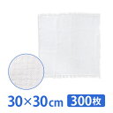 石膏パック フェイス ガーゼ 30cm×30cm 300枚入 化粧用 コットン エステ用品 (10527)
