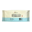大人用 流せるおしりふき 20×20cm 72枚入 ながせる おしりふき 介護タオル 清拭タオル ウェットタオル 濡れタオル 使い捨てタオル ディスポタオル ボディタオル 体拭き 流せる お尻拭き 介護 大判 使い切り タオル 国産 業務用