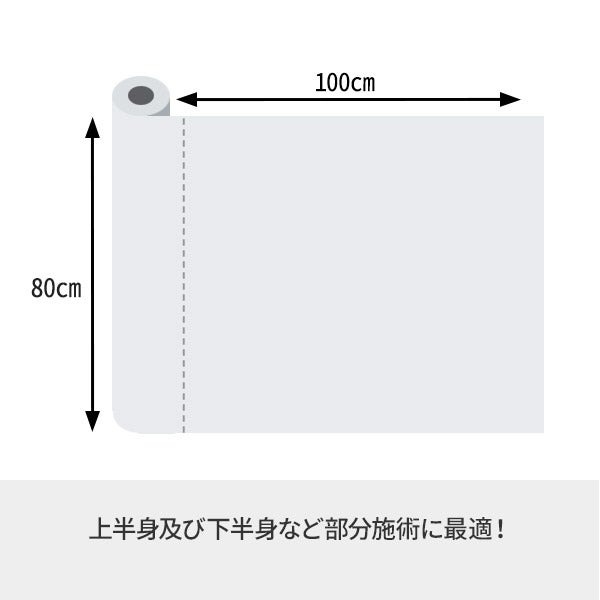 ペーパーシーツ 非防水 幅80cm×長さ100cm×50枚分 ロール 1本 50m 使い捨て ベッドシーツ 施術用品 エステ 施術用品 ミシン目入り 不織布 介護 サロン ディスポ シーツ ベッドシーツ 使い捨てシーツ シート エステ用品 (2)