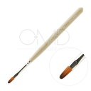 【5/1(木)限定! 店内全品P5倍】ネイルブラシ ジェルブラシ OMD オーバル L #6 キャップ付 アートブラシ ジェルネイル カラージェル 筆 国産 日...