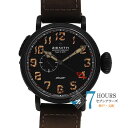 ZENITH ゼニス 96.2431.693/21.C738 パイロット タイプ20 GMT 世界限定1903本 ブラックダイヤル TI/レザー 自動巻き ギャランティーカード 純正ボックス 腕時計 時計 WATCH メンズ 男性 男 紳士