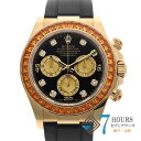 ROLEX ロレックス 116588SACO コスモグラフデイトナ ブラック×金目ダイヤル ランダム番 YG/ラバー 自動巻き ギャランティーカード 純正ボックス 腕時計 時計 WATCH メンズ 男性 男 紳士 