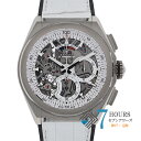 【114141】ZENITH ゼニス 95.9003.9004/78.R588 デファイ エルプリメロ21 Japan Limited スケルトンダイヤル TI/ラバー 自動巻き ギャランティーカード 純正ボックス 腕時計 時計 WATCH メンズ 男性 男 紳士【中古】