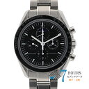 【114397】OMEGA オメガ 3576.50.00 スピードマスター クロノ ムーンフェィズ ブラックダイヤル SS 手巻き ギャランティーカード 純正ボックス 腕時計 時計 WATCH メンズ 男性 男 紳士【中古】