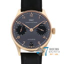 IWC インターナショナルウォッチカンパニー IW500125 ポルトギーゼ グレーダイヤル PG/レザー（クロコ） 自動巻き ギャランティーカード 当店オリジナルボックス 腕時計 時計 WATCH メンズ 男性 男 紳士