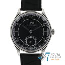 【116093】IWC インターナショナルウォッチカンパニー IW544501 ヴィンテージ ポルトギーゼ ブラックダイヤル SS/レザー(クロコ) 手巻き 純正ボックス 腕時計 時計 WATCH メンズ 男性 男 紳士【中古】(2)