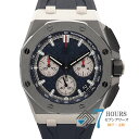 AUDEMARS PIGUET オーデマ・ピゲ 26420TI.OO.A027CA.01 ロイヤルオークオフショア ブルーダイヤル SS/ラバー 自動巻き ギャランティーカード 純正ボックス 腕時計 時計 WATCH メンズ 男性 男 紳士