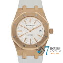 【117250】AUDEMARS PIGUET オーデマ・ピゲ 15300OR.OO.D088CR.02 ロイヤルオーク ホワイトダイヤル PG/ラバー 自動巻...