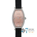 CARTIER カルティエ WA502051 トノー ベゼルダイヤ ピンクダイヤル WG/レザー（クロコ） 手巻き 修理明細書 当店オリジナルボックス 腕時計 時計 WATCH レディース 女性 女