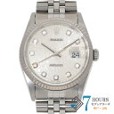 【118938】ROLEX ロレックス 16234G デイトジャスト 36 新10Pダイヤ ホリコン シルバーダイヤル T番 WG/SS 自動巻き 当店オリジナルボックス 腕時計 時計 WATCH メンズ 男性 男 紳士【中古】