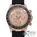 【121004】ROLEX ロレックス 116515LNA コスモグラフデイトナ ピンクダイヤル ランダム番 PG/ラバー 自動巻き ギャランティーカード 当店...