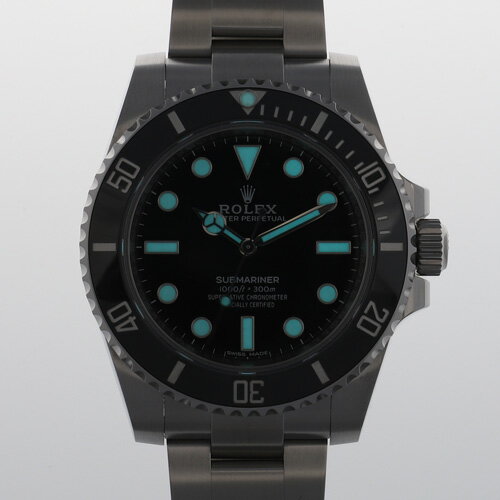 【122212】ROLEX ロレックス 114060 サブマリーナ ノンデイト ブラックダイヤル ランダム番 SS 自動巻き ギャランティーカード 当店オリジナルボックス 腕時計 時計 WATCH メンズ 男性 男 紳士【中古】