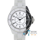 【122629】CHANEL シャネル H6515 J12 パラドックス ホワイト/ブラックダイヤル CE 自動巻き ギャランティーカード 純正ボックス 腕時計...