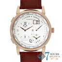 【123034】A.LANGE&SOHNE ランゲ&ゾーネ 116.032 ランゲ1タイムゾーン シルバーダイヤル PG/レザー(クロコ) 手巻き ギャランティ...