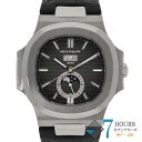 【123425】PATEK PHILIPPE パテックフィリップ 5726A-001 ノーチラス ブラックグラデーションダイヤル SS/レザー(クロコ) 自動巻...