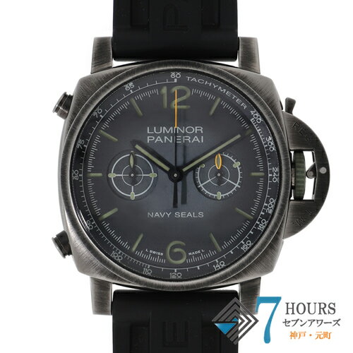 【124084】PANERAI パネライ PAM01409 ネイビーシールズ グレーダイヤル SS/ラバー 自動巻き ギャランティーカード 純正ボックス 腕時計 時計 WATCH メンズ 男性 男 紳士【中古】