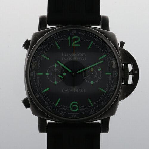 【124084】PANERAI パネライ PAM01409 ネイビーシールズ グレーダイヤル SS/ラバー 自動巻き ギャランティーカード 純正ボックス 腕時計 時計 WATCH メンズ 男性 男 紳士【中古】