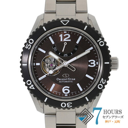 【125004】ORIENT オリエント RK-AT0102Y オリエントスター ブラウンダイヤル SS 自動巻き ギャランティーカード 純正ボックス 腕時計 時計 WATCH メンズ 男性 男 紳士【中古】