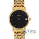 【125465】LONGINES ロンジン L4.322.2 プレザンス ブラックダイヤル SS/GP 自動巻き 保証書 純正ボックス 腕時計 時計 WATCH...