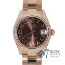 【126352】ROLEX ロレックス 278245 デイトジャスト 31 チョコローマVIダイヤル ランダム番 PG 自動巻き ギャランティーカード 当店オリ...