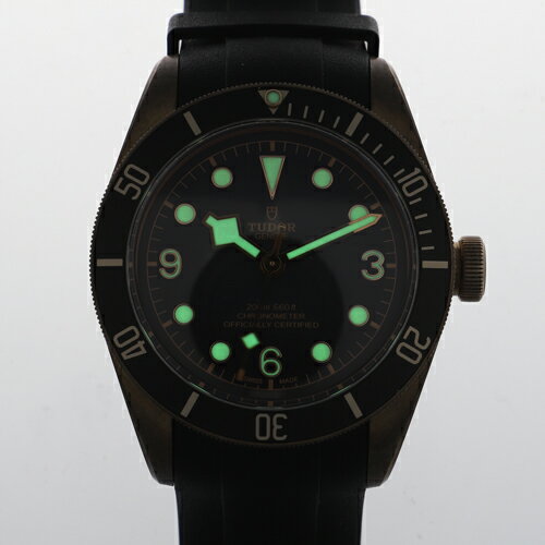 【126639】TUDOR チュードル 79250BA ブラックベイ　ブロンズ ブラックダイヤル ブロンズ/ラバー 自動巻き ギャランティーカード 純正ボックス 腕時計 時計 WATCH メンズ 男性 男 紳士【中古】