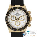 【126698】ROLEX ロレックス 116518LN コスモグラフデイトナ ホワイトダイヤル ランダム番 YG/ラバー 自動巻き ギャランティーカード 純正...
