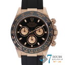 【126715】ROLEX ロレックス 116515LN コスモグラフデイトナ ブラック/ピンクダイヤル ランダム番 PG/ラバー 自動巻き ギャランティーカー...