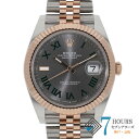 【126774】ROLEX ロレックス 126331 デイトジャスト 41 スレートローマダイヤル ランダム番 PG/SS 自動巻き ギャランティーカード 純正...