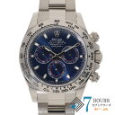 【126776】ROLEX ロレックス 116509 コスモグラフデイトナ ブルーダイヤル ランダム番 WG 自動巻き ギャランティーカード 純正ボックス 腕時...