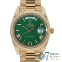 【127362】ROLEX ロレックス 228238 デイデイト 40 グリーンローナダイヤル ランダム番 YG 自動巻き ギャランティーカード 当店オリジナル...