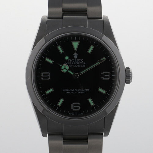 【127442】ROLEX ロレックス 114270 エクスプローラー ブラックダイヤル Y番 SS 自動巻き ギャランティーカード 当店オリジナルボックス 腕時計 時計 WATCH メンズ 男性 男 紳士【中古】