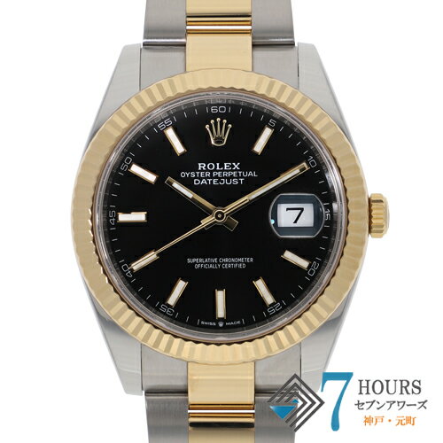 【127479】ROLEX ロレックス 126333 デイトジャスト 41 ブラックダイヤル ランダム番 SS 自動巻き ギャランティーカード 当店オリジナルボックス 腕時計 時計 WATCH メンズ 男性 男 紳士【中古】