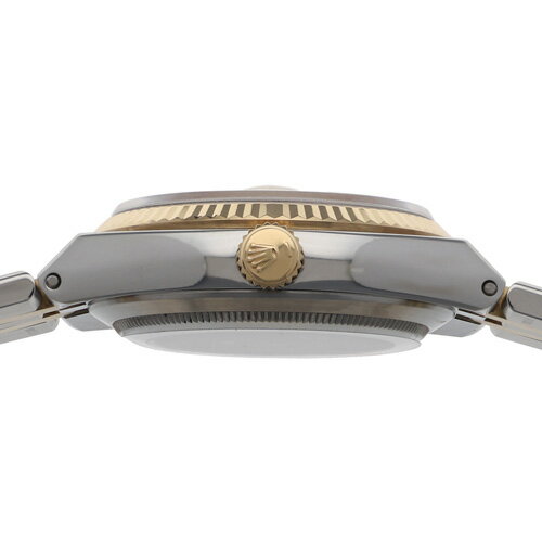 【133791】ROLEX ロレックス 17013G デイトジャスト 36 旧10Pダイヤ シャンパンダイヤル N番 YG/SS クオーツ ギャランティーカード 純正ボックス 腕時計 時計 WATCH メンズ 男性 男 紳士【中古】