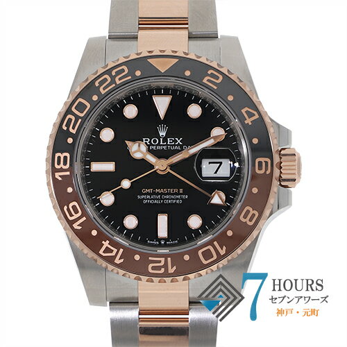 【134761】ROLEX ロレックス 126711CHNR GMTマスター2 ブラックダイヤル ランダム番 PG/SS 自動巻き ギャランティーカード 純正ボックス 腕時計 時計 WATCH メンズ 男性 男 紳士 【未使用品】【中古】 【134761】ROLEX ロレックス 126711CHNR GMTマスター2 ブラックダイヤル ランダム番 PG/SS 自動巻き ギャランティーカード 純正ボックス 腕時計 時計 WATCH メンズ 男性 男 紳士 【未使用品】【中古】