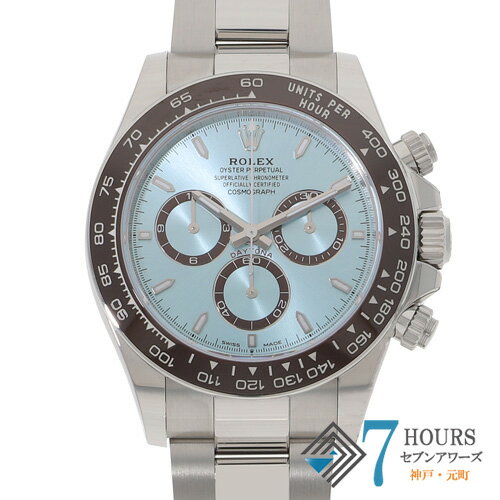 【138218】ROLEX ロレックス 126506 コスモグラフデイトナ 並行品 アイスブルーダイヤル ランダム番 PT 自動巻き ギャランティーカード 純正ボックス 腕時計 時計 WATCH メンズ 男性 男 紳士 【未使用品】【中古】