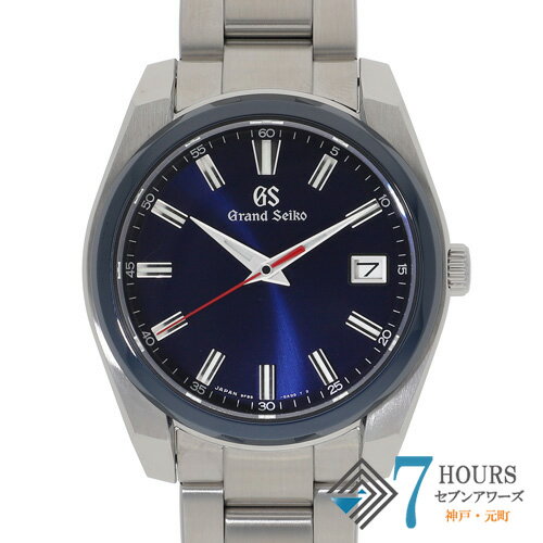 【139845】SEIKO セイコー SBGP015 グランドセイコー 60周年記念 ネイビーダイヤル SS クオーツ ギャランティーカード 修理明細書 純正ボックス 腕時計 時計 WATCH メンズ 男性 男 紳士【中古】