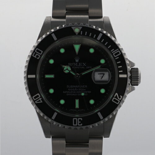 【140487】ROLEX ロレックス 16610 サブマリーナ デイト ブラックダイヤル Z番 SS 自動巻き ギャランティーカード 当店オリジナルボックス 腕時計 時計 WATCH メンズ 男性 男 紳士【中古】