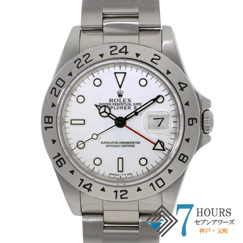 【140455】ROLEX ロレックス 16570 エクスプローラー ホワイトダイヤル X番 SS 自...