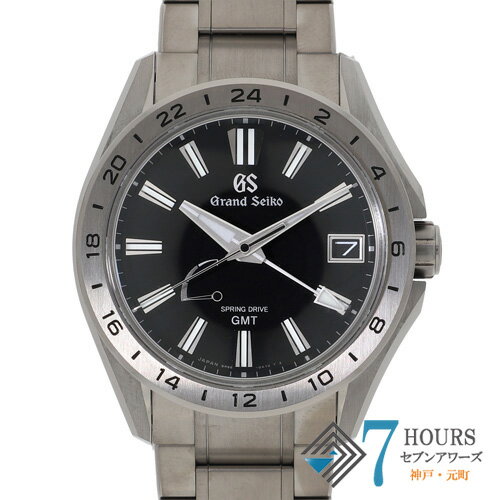 【140660】Grand Seiko グランドセイコー SBGE283　9R66-0B30 エボリューション9 ブラックダイヤル TI エコドライブ ギャランティーカード 純正ボックス 腕時計 時計 WATCH メンズ 男性 男 紳士【中古】
