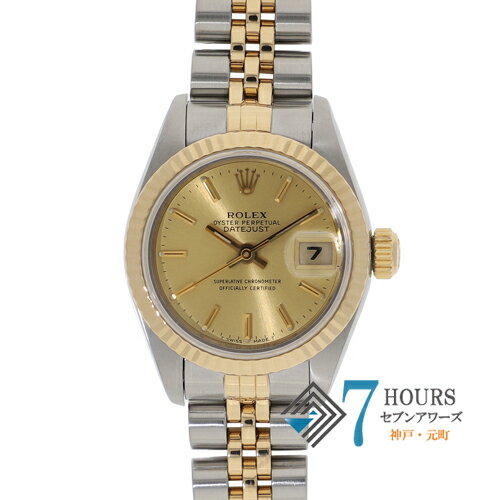【140668】ROLEX ロレックス 69173 デイトジャスト 26 シャンパンダイヤル N番  ...