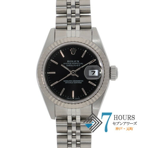 【141107】ROLEX ロレックス 79174 デイトジャスト 26 ブラックダイヤル A番 SS 自動巻き ギャランティーカード 当店オリジナルボックス 腕時計 時計 WATCH レディース 女性 女【中古】